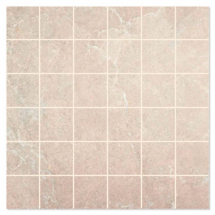 Mosaik Klinker Pulse Beige Mat 30x30 (5x5) cm-0